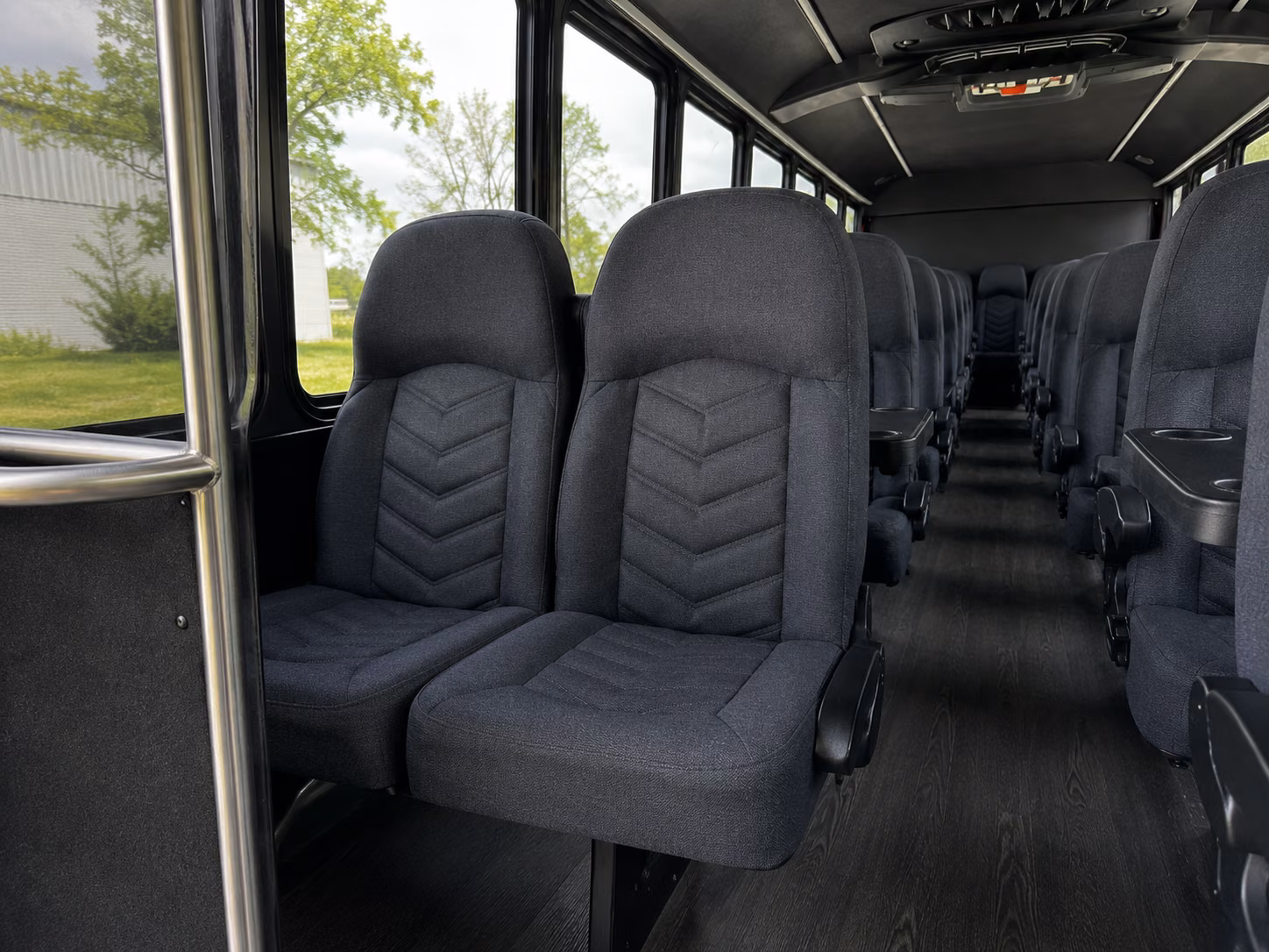 medford 18 passenger minibus inside