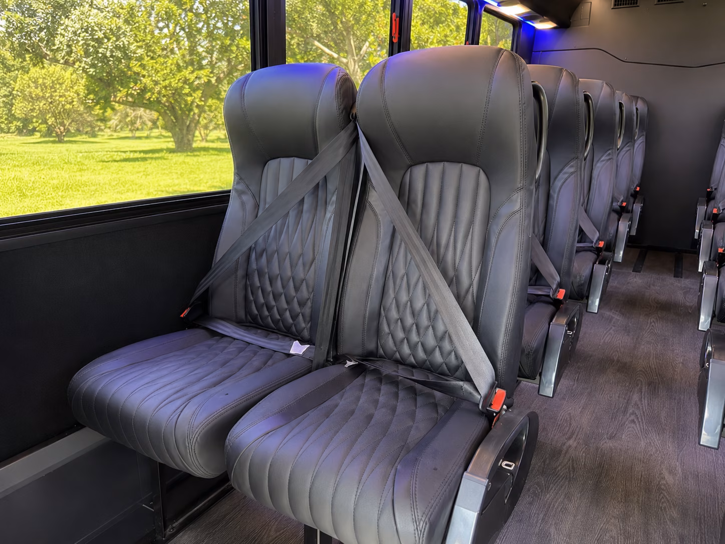 medford 20 passenger minibus inside