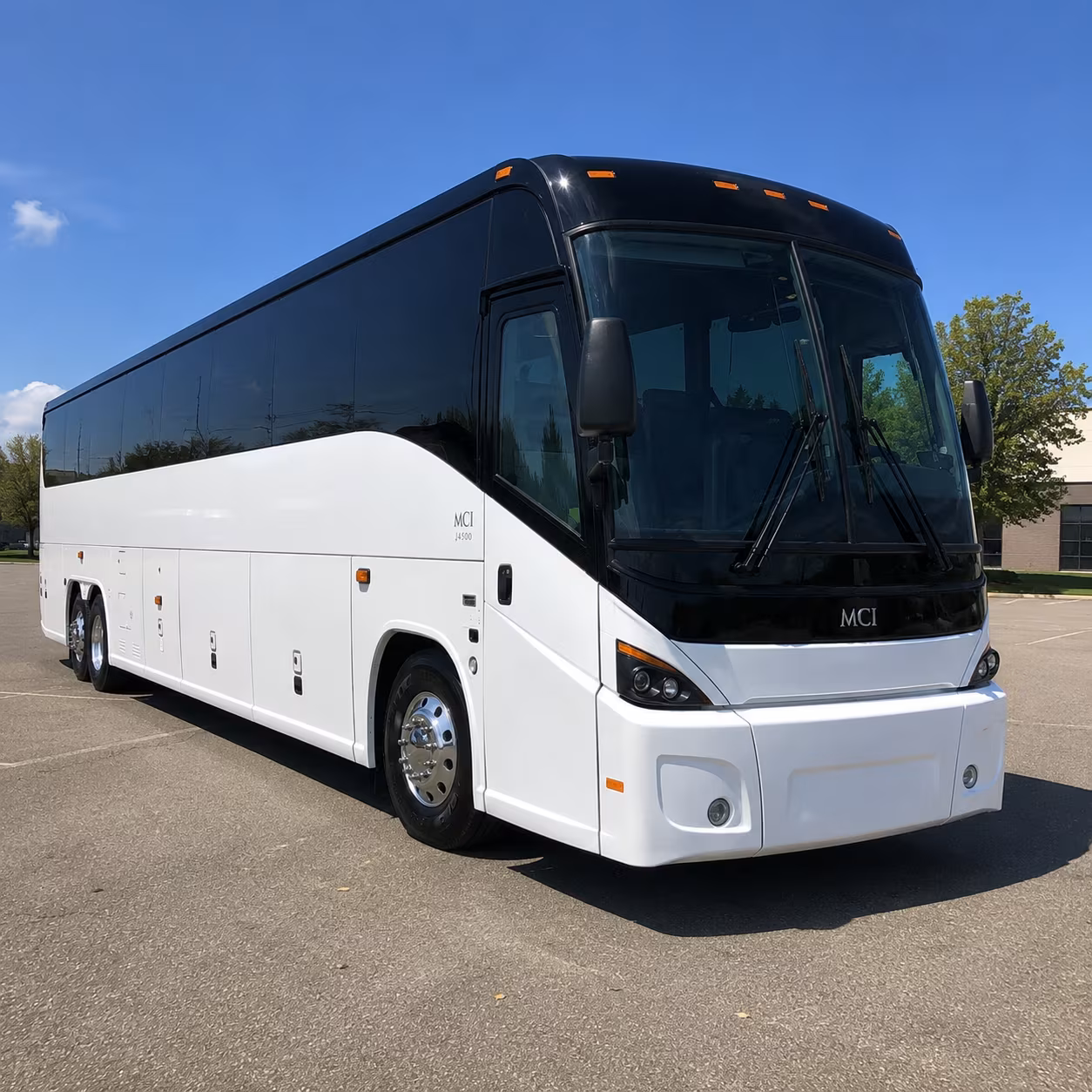 medford 45 passenger charter bus