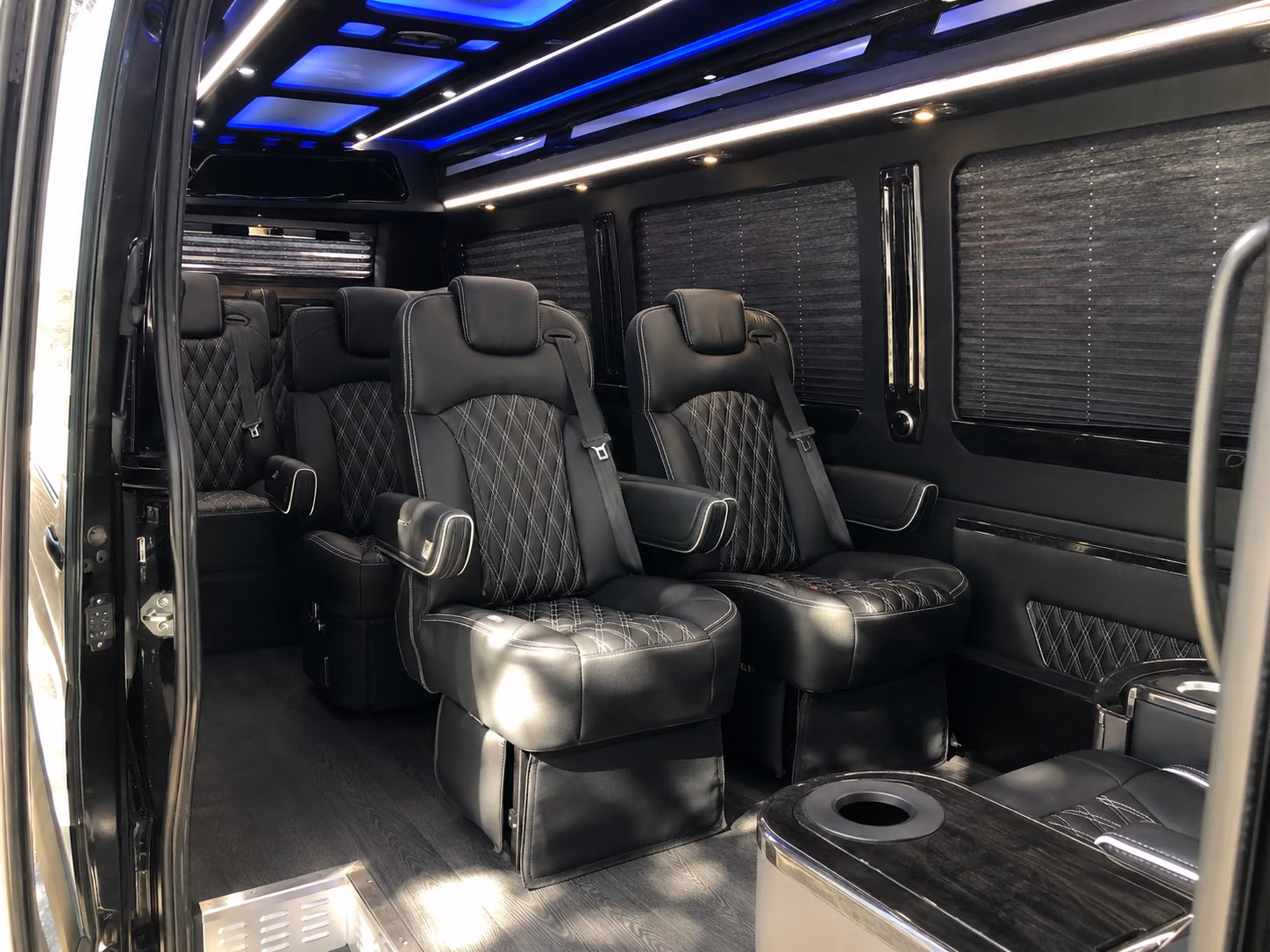 medford corporate transportation onboard seating