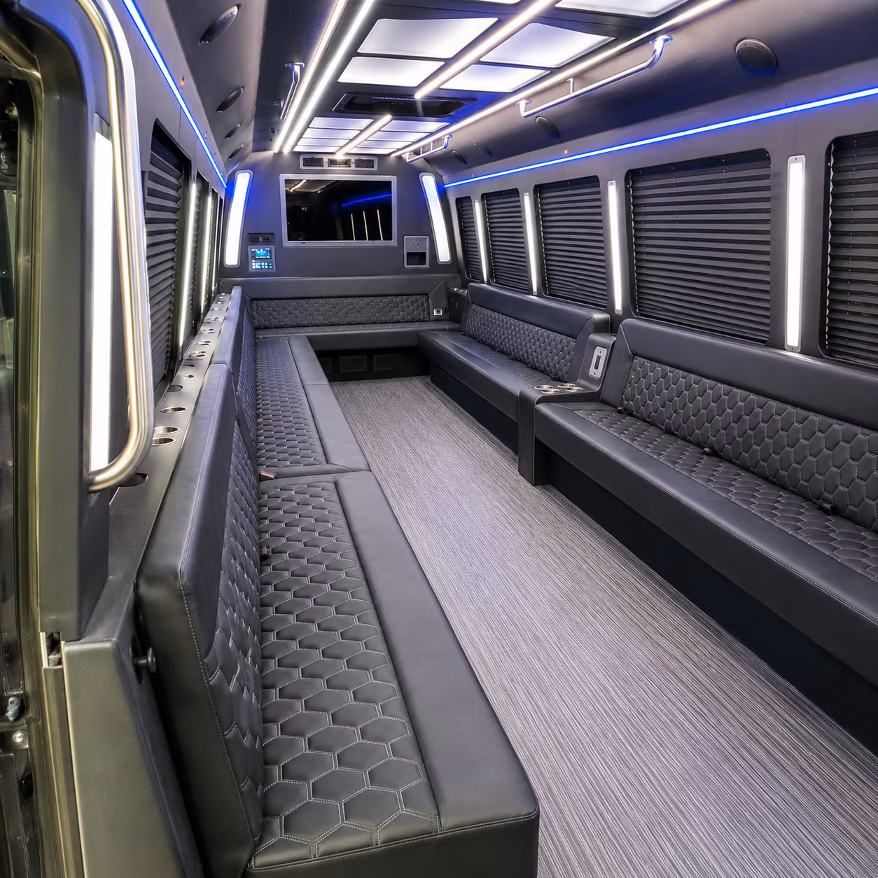 medford party bus inside