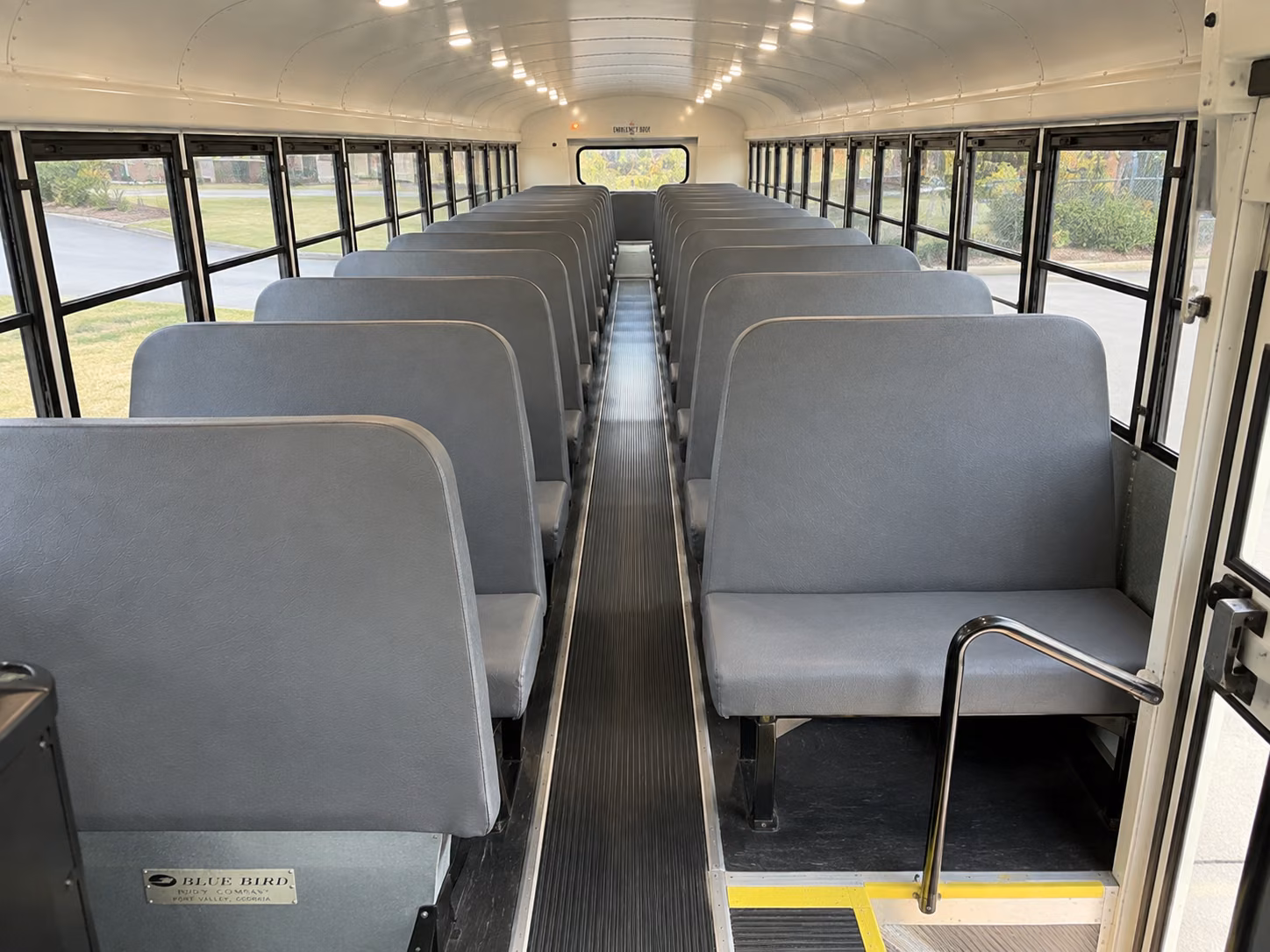 medford school bus interior