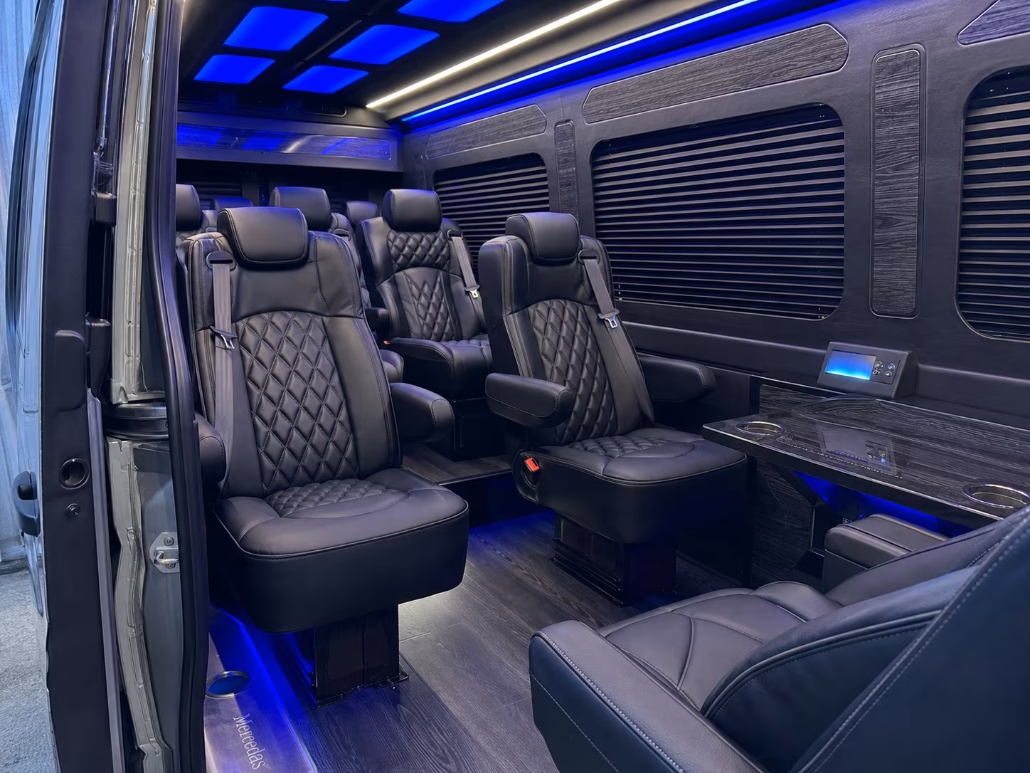 sprinter van transportation for groups and events across medford